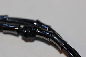 Stainless Steel 7mm Silver Twisted Cable Round Cuff Adjustable Bracelet*B80