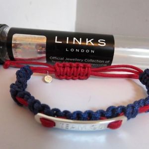 【送料無料】ブレスレット アクセサリ― ロンドンチームパラリンピックオリンピックブレスレットlinks london team gb paralympics olympics 2012 silver plated friendship bracelet