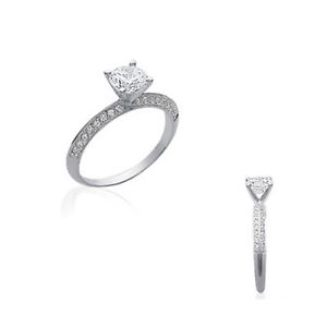 BAGUE en ARGENT MASSIF et ZIRCONIUM TAILLE 60 DISPONIBLE