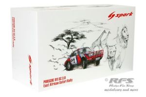 高品質一番 送料無料 模型車 モデルカー オンライン スポーツカー ポルシェマティーニサファリラリーガールporsche 911 Sc 30 Martini Safari Rallye 1978 Bjrn Waldegard 118 Spark 18s026 あさくさ福猫太郎 値段が激安