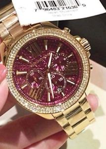michael kors womens wren goldtone watch mk6290
