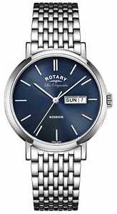 【送料無料】rotary mens les originales windsor stainless gb9015305 watch 39|hokushin