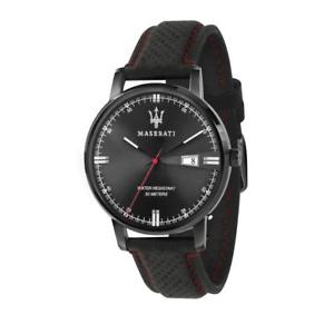 【送料無料】orologio tempo e data uomo maserati eleganza maserati r8851130001 nero