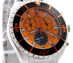 【送料無料】swiss military hanowa 06526904079 herren uhr chrono edelstahl orange neu｜hokushin 31,187円