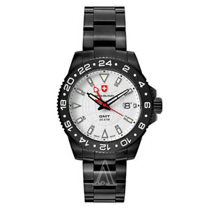 【送料無料】swiss military gmt nero mens quartz watch 2775 32,487円