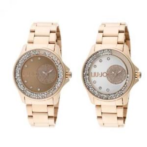 【送料無料】orologio donna liu jo luxury dancing acciaio ros silver swarovski
