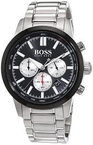 【送料無料】brand mens hugo boss 1513189 racing chronograph stainless steel strap watch
