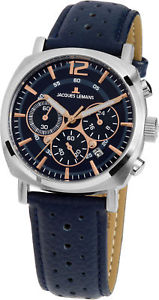 【送料無料】jacques lemans sport lugano chronograph datum quarz 11931c