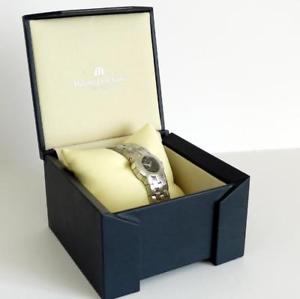 【送料無料】maurice lacroix ladies swiss quartz ss intuition bracelet watch boxed rrp 750|hokushin