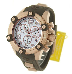【送料無料】invicta brown  80365 rose gold arsenal reserve chronogpaph swiss ret1895