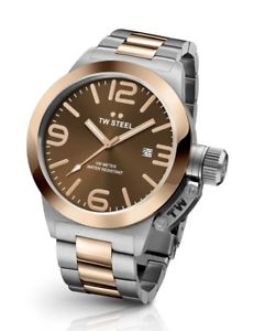 【送料無料】tw steel cb151 mens two tone 45mm canteen watch 2 years warranty|hokushin