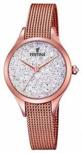 【送料無料】festina womens mademoiselle rose gold pvd mesh f203381 watch 6 31,837円