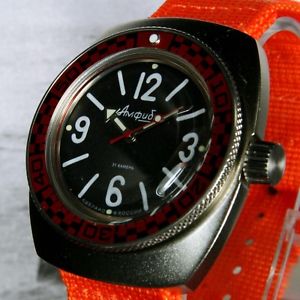 【送料無料】vostok amphibian, amphibia custom russian dive watch, , boxed, uk seller｜hokushin