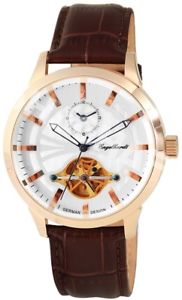 【送料無料】engelhardt herrenuhr wei braun leder automatik komplikationen x388932529007|hokushin