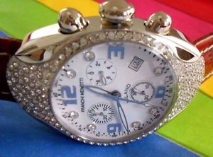 【送料無料】 franchi menotti melano swiss chrono crystal quartz watch italian design