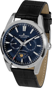 【送料無料】jacques lemans sport liverpool moonphase datum wochentag quarz 11901b