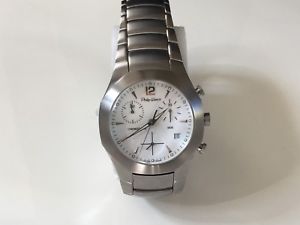 【送料無料】orologio da uomo chrono in acciaio philip watch mod ixos