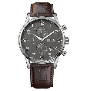 【送料無料】 hugo boss 1512570 mens aeroliner watch 2 years warranty