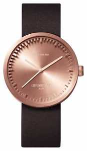【送料無料】leff amsterdam d38 rose gold case brown leather lt71032 watch 9