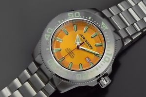【送料無料】aragon a057org divemaster nh35 with bracelet 50mm｜hokushin