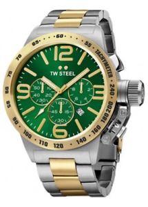【送料無料】tw steel cb63 mens two tone 45mm canteen watch 2 years warranty