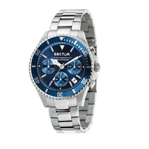 【送料無料】orologio cronografo uomo sector 230 r3273661007 acciaio crono nuova collezione