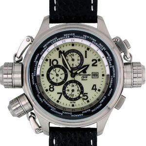 【送料無料】aeromatic 1912 xxldefender flieger chrono worldtour kronensicherung a1424｜hokushin