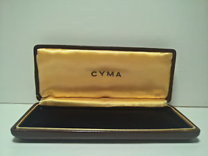 【貨物輸送無料】ultra rare vintage cyma 194050s chrongraph watch box