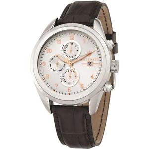 【送料無料】orologio uomo maserati traguardo r8871612003 multifunzione pelle marrone 100mt
