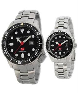 【送料無料】momentum torpedo pro watersport dive watch wstainless steel bracelet large｜hokushin