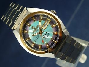 【送料無料】vintage retro swiss tressa lux crystal automatic watch 1970s nos cal as 5206
