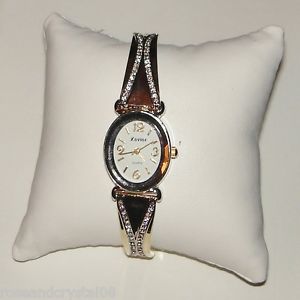 simplicity~ austrian crystal gold tone ladies bracelet watch simplicity~ austrian crystal gold tone ladies bracelet watch