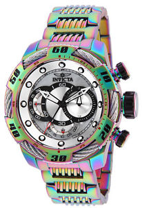 【送料無料】25485 invicta 50mm mens speedway rainbow stainless steel watch