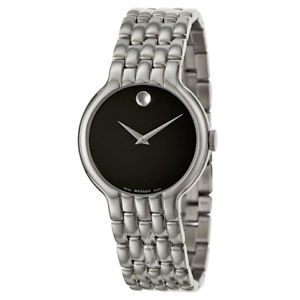 【送料無料】movado mens quartz watch 0606337