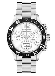 【送料無料】claude bernard aquarider damenuhr chronograph 10210 3 ain