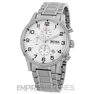 【送料無料】** mens hugo boss aeroliner chronograph watch 1513182 rrp 35000