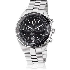 【送料無料】orologio uomo breil midway tw1448 chrono bracciale acciaio nero telemetro 100mt｜hokushin