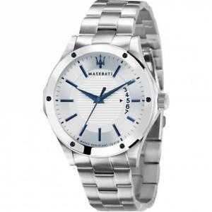 【送料無料】orologio uomo maserati circuito r8853127001 bracciale acciaio bianco sub 100mt｜hokushin 47,880円