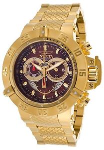 【送料無料】invicta subaqua noma 500 m chronograph yellow gold 80525 swiss ret2995|hokushin