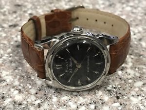【送料無料】vintage 1959 bulova 23j automatic wristwatch serviced|hokushin