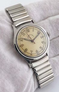 【送料無料】vintage 1950s fortis wristwatch private label｜hokushin