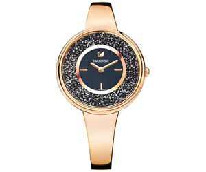 【送料無料】** swarovski crystaline pure watch 55295334 rose gold tone next day delivery|hokushin