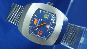 【送料無料】nos vintage destinax astromatic taurus automatic watch 1970s swiss bf 158｜hokushin