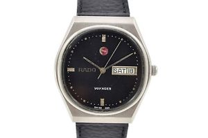 【送料無料】vintage rado voyager stainless steel automatic midsize watch 260|hokushin