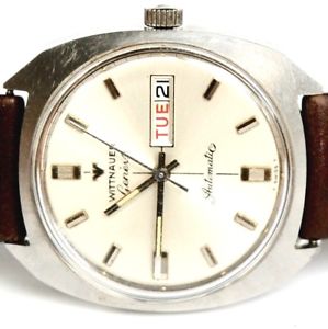 【送料無料】neues angebotvintage mens wittnauer geneve automatic watch crystal minty works well