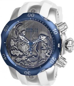 【送料無料】nvicta mens reserve quartz stainless steel white silicone strap watch 25722｜hokushin