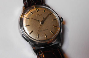【送料無料】alte schne herren tissot seastar in edelstahl vintage 50er swiss uhr