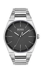 【送料無料】boss herrenuhr 1513568 analog edelstahl silber|hokushin