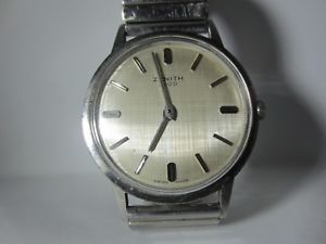 【送料無料】vintage zenith 3100 watch ultra slim case 17j swiss mens|hokushin