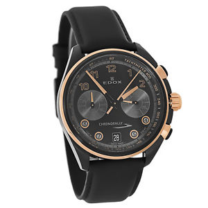 【送料無料】edox mens chronorally s swiss chronograph watch 09503 37nrcn nnr｜hokushin